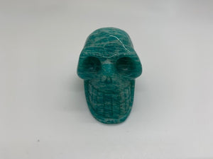 AMAZONITE CRYSTAL SKULL