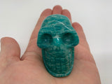 AMAZONITE CRYSTAL SKULL