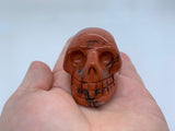 RED JASPER SKULL