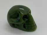 NEPHRITE JADE SKULL