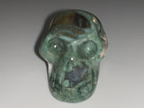 RHYOLITE RAINFORREST JASPER SKULL