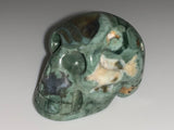 RHYOLITE RAINFORREST JASPER SKULL