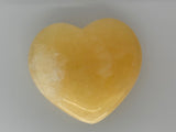 ORANGE CALCITE HEART