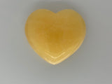 ORANGE CALCITE HEART