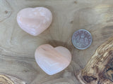 PEACH MOONSTONE HEART