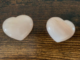 PEACH MOONSTONE HEART