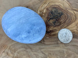 BLUE CALCITE PALM STONE