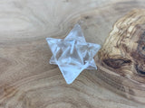 CLEAR QUARTZ MERKABA STAR TETRAHEDRON METATRON'S CUBE