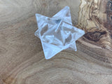 CLEAR QUARTZ MERKABA STAR TETRAHEDRON METATRON'S CUBE