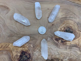 QUARTZ POINTS X 6  (007)