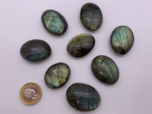 LABRADORITE PALM STONES