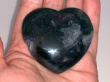 MOSS AGATE HEART