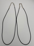 BLACK CORD NECKLACE CHAIN Length 42-48cm