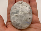 RAINBOW MOONSTONE PALMSTONE  WHITE LABRADORITE