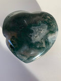 MOSS AGATE HEART