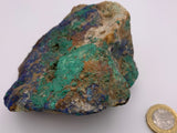 RAW AZURITE AND MALACHITE