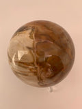 PETRIFIED WOOD SPHERE FOSSILISED WOOD